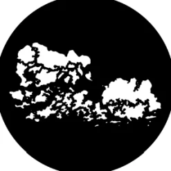 Cloud 2 - Stock Gobo for Gobo Light Projectors - Choose your size!
