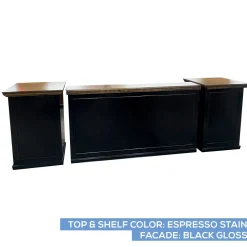 Collapsible Two Tier Serving Bar - 3 Piece Set!