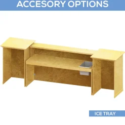 Collapsible Two Tier Serving Bar - 3 Piece Set!