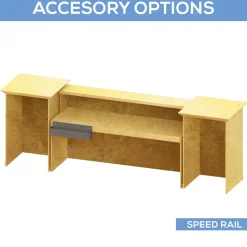 Collapsible Two Tier Serving Bar - 3 Piece Set!