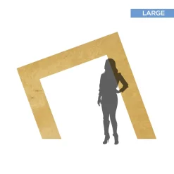 Collapsible 3D Abstract Square Arch - Size Options!