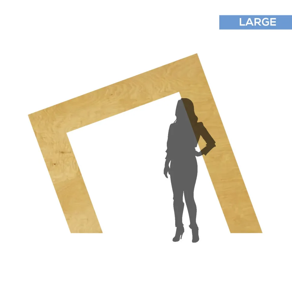 Collapsible 3D Abstract Square Arch - Size Options!
