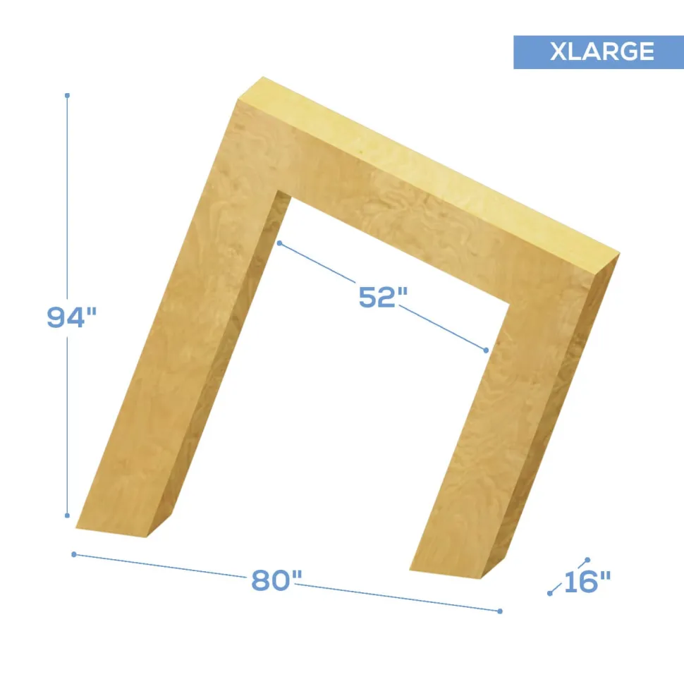 Collapsible 3D Abstract Square Arch - Size Options!