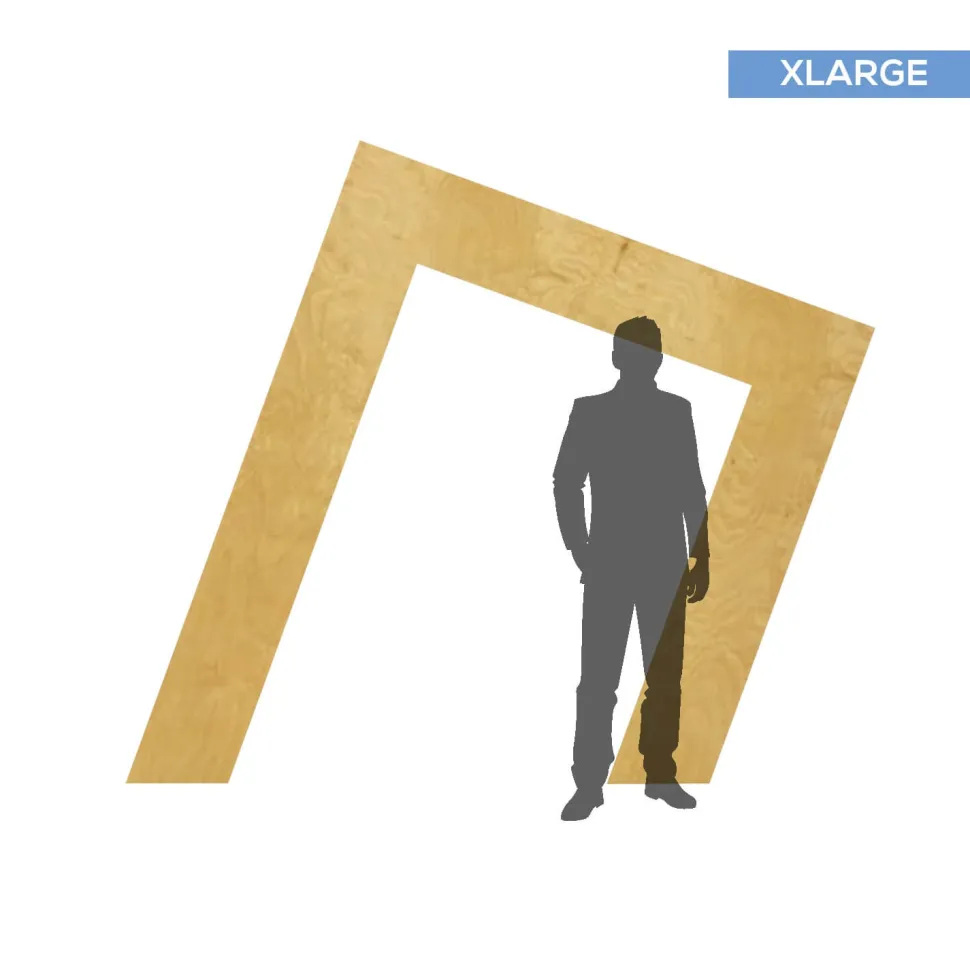 Collapsible 3D Abstract Square Arch - Size Options!