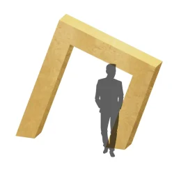Collapsible 3D Abstract Square Arch - Size Options!