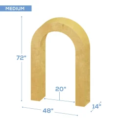 Collapsible 3D Curved Open Arch - Choose your Size!