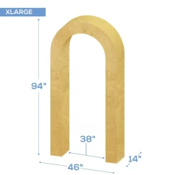 Collapsible 3D Curved Open Arch - Choose your Size!