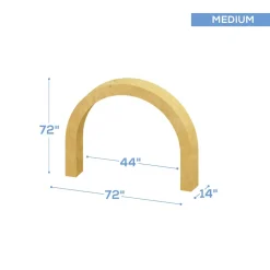 Collapsible 3D Curved Open Arch - Extra Wide - Size Options!
