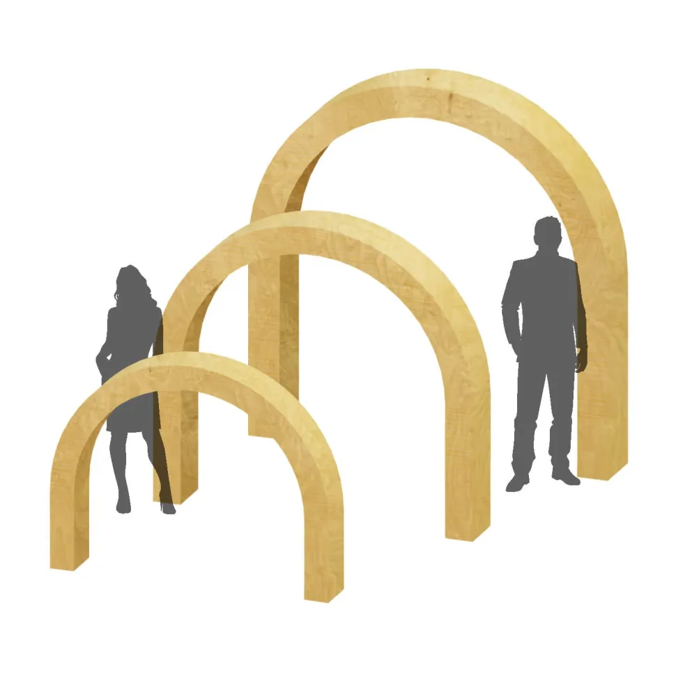 Collapsible 3D Curved Open Arch - Extra Wide - Size Options!