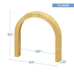 Collapsible 3D Curved Open Arch - Extra Wide - Size Options!