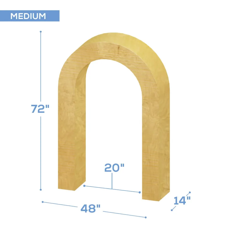 Collapsible 3D Curved Open Arch 3 Piece Set