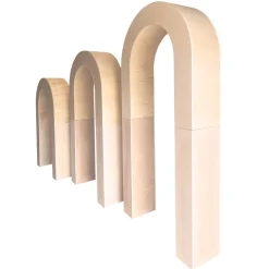 Collapsible 3D Curved Open Arch 3 Piece Set