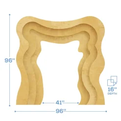 Collapsible 3D Isabella Arch - 8ft Tall