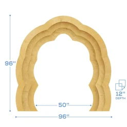 Collapsible 3D Juliana Arch - 8ft Tall