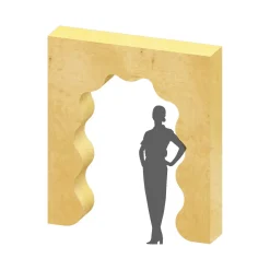 Collapsible 3D Poppy Arch - 8ft Tall