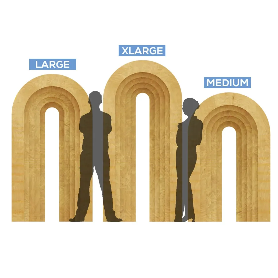 Collapsible 3D Ridge Arch - Select Your Size!