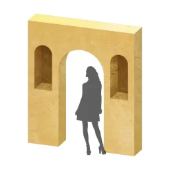 Collapsible 3D Rosalie Arch - 8ft Tall