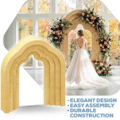 Collapsible 3D Seraphina Arch - 8ft Tall