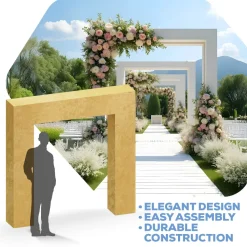 Collapsible 3D Square Open Arch - Size Options