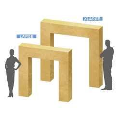 Collapsible 3D Square Open Arch - Size Options