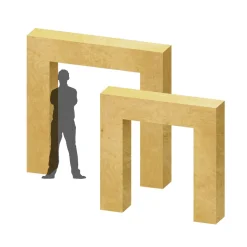 Collapsible 3D Square Open Arch - Set of 2 Arches!