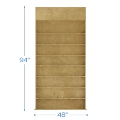 Collapsible Framed Champagne Wall - 94" x 48"