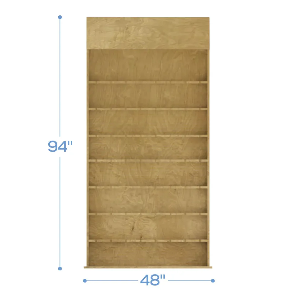 Collapsible Framed Champagne Wall - 94" x 48"