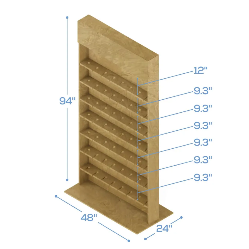 Collapsible Framed Champagne Wall - 94" x 48"
