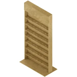 Collapsible Framed Champagne Wall - 94