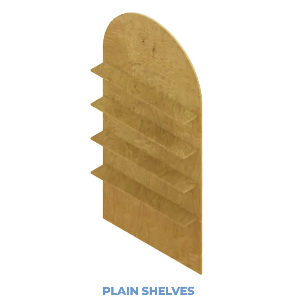 Collapsible Full Arch Interchangeable Shelf Chiara Wall - 80" Tall x 38" Wide