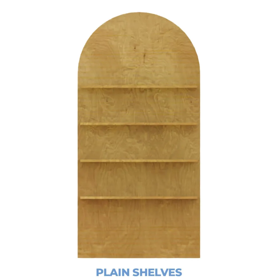 Collapsible Full Arch Interchangeable Shelf Chiara Wall - 80" Tall x 38" Wide