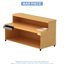 Collapsible Modular Two Tier Bar - Designed in Layout Sets