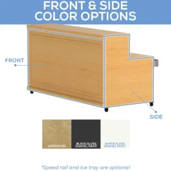 Collapsible Modular Two Tier Bar - Designed in Layout Sets