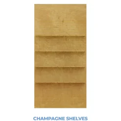 Collapsible Rectangle Interchangeable Shelf Chiara Wall - 80