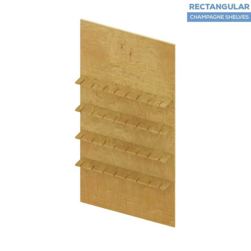Collapsible Rectangle Interchangeable Shelf Chiara Wall - Choose Your Size!