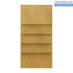 Collapsible Rectangle Interchangeable Shelf Chiara Wall - Choose Your Size!