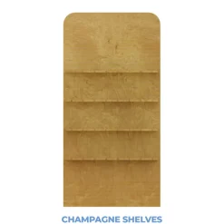 Collapsible Soft Rectangle Interchangeable Shelf Chiara Wall - 80