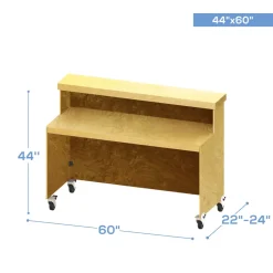 Collapsible Two Tier Mobile Bar - Choose your Size!