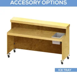 Collapsible Two Tier Mobile Bar - Choose your Size!