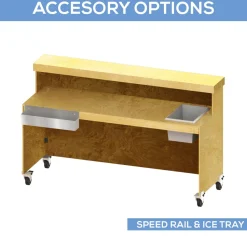 Collapsible Two Tier Mobile Bar - Choose your Size!