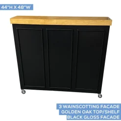 Collapsible Two Tier Mobile Bar - Choose your Size!