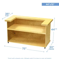 Collapsible U Shape Top with Base - Choose your Size!