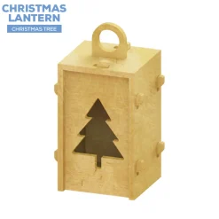 Collapsible Wood Lantern - Tree