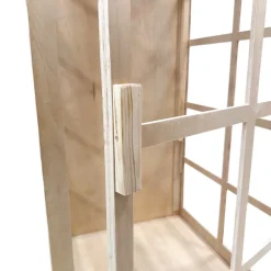 Collapsible Wood Phone Booth - Unpainted