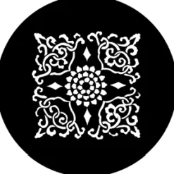 Compass Grill - Stock Gobo for Gobo Light Projectors - Choose your size!