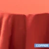Copper - Royal Slub Designer Tablecloth - Many Size Options