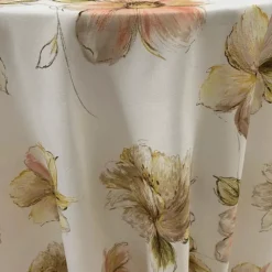 Coral Primavera Jacquard Tablecloth - Multiple Size Options