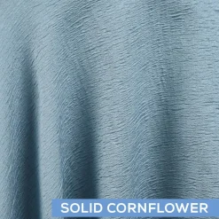 Cornflower Elf Curtain Panel w/ 4" Rod Pocket - 113" Wide - Many Size Options