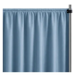 Cornflower La Petite France Curtain Panel w/ 4" Rod Pocket - 118" Wide - Many Size Options