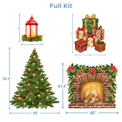 Cozy Christmas Foam Core Backdrop Kit by PopScene™